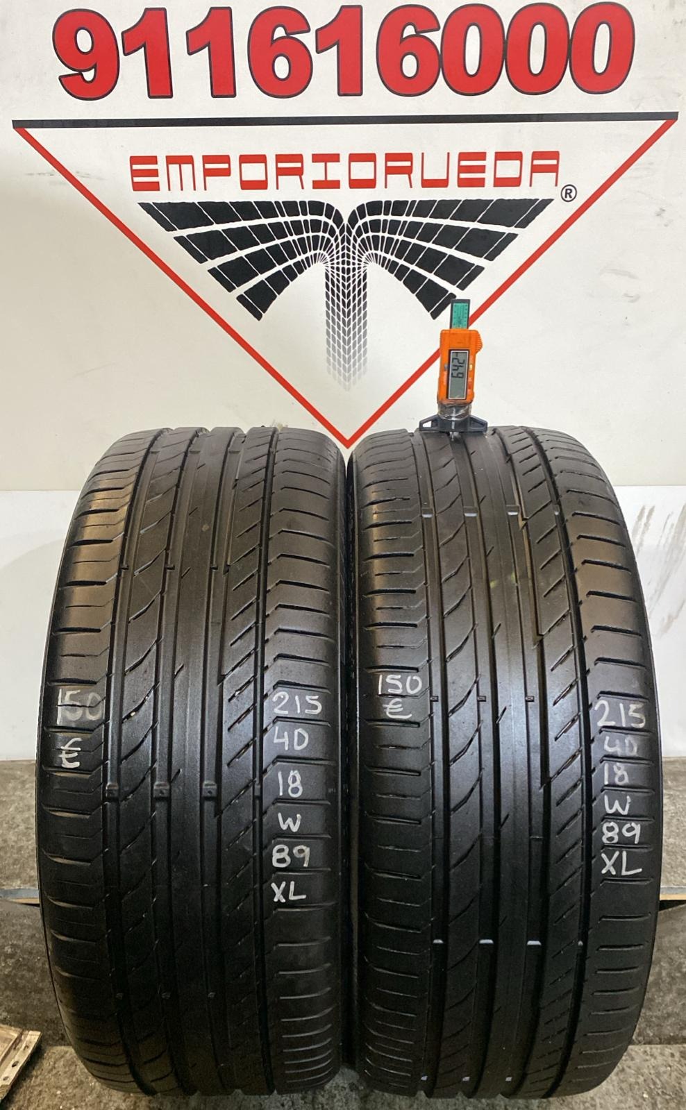 CONTINENTAL CONTISPORTCONTACT5 USADO  215/40 R18 89 W